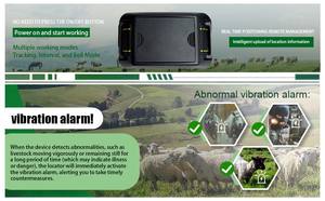 TJ02 Nova Atualização 20000mAh Longa Vida da Bateria Anti Roubo Perdido GPS em Tempo Real 4G Tracker Gado Ovelha Cavalo Animal Android - Product Image 6