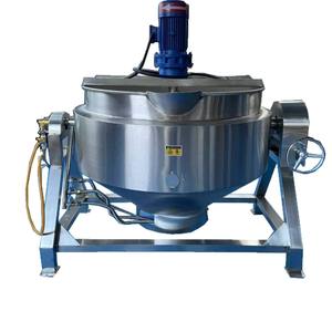 เครื่องทำแยมแบบใช้แก๊ส300L เครื่องทำซอสหม้อทำอาหารอุตสาหกรรม - Product Image 5