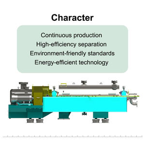 2 frasa Horizontal Spiral sedimen sentrifugal cairan padat pemisah Decanter sentrifugal untuk minyak dan limbah - Product Image 3