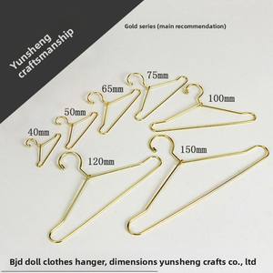 3/4/6/8/12 Scale Full Size BJD Doll <strong>Hanger</strong> OB11/Cotton <strong>Mini</strong> Doll Clothes Metal Small <strong>Hanger</strong> Cartoon Toy Plastic Material - Product Image 6