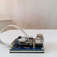 Placa Controladora de Pantalla de 5 Pulgadas para Raspberry Pi, MIPI DSI RK3566 Debian Linux 800x480 5V/12V Waveshare