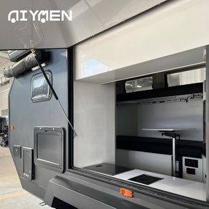 Remolque de caravana híbrido de cocina al aire libre de lujo estándar australiano 4x4 todoterreno de aluminio de fibra de vidrio móvil de viaje Mini Camping - Product Image 2