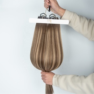 Extensions de cheveux humains Remy à double trame Genius Weft, invisibles, avec trou papillon - Product Image 5