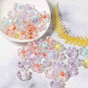 Acrylic Flower <b>Beads</b> 12mm Loose <b>Beads</b> For Bracelet Making DIY Craft Jewelry Making Materials - Product Image 1