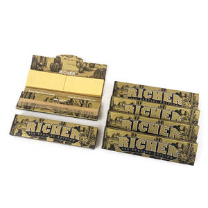 Papier à rouler avec filtres pour cigarettes, en chanvre non blanchi, format King Size, avec gomme arabique et filtre - Product Image 4