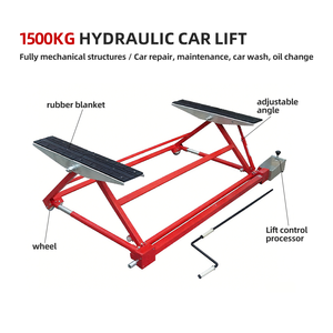 Elevador <span class=keywords><strong>Hidráulico</strong></span> <span class=keywords><strong>para</strong></span> Autos de 1.5T ODM/OEM, Máquina Portátil <span class=keywords><strong>para</strong></span> Levantar Autos, <span class=keywords><strong>para</strong></span> Inspección y Mantenimiento de Vehículos en el Hogar y Garaje - Product Image 3
