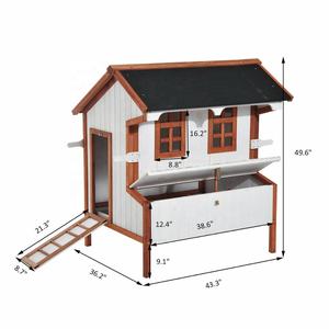 เล้าไก่ไม้ขนาดใหญ่กันน้ำลายสัตว์2025เป็นมิตรกับสิ่งแวดล้อม - Product Image 4