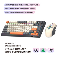 Kablosuz Oyuncu Klavye Mouse Seti RGB Işıklı Ergonomik Klavye ve Mouse Seti PC'ler Dizüstü Bilgisayarlar Masaüstü Oyunlar Toptan Tedarik