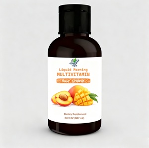 Suplemento vitamínico líquido multivitamínico de sabor personalizado para el cabello Promoción sin azúcar Desarrollo del cabello Multivitamínico líquido Crecimiento - Product Image 1