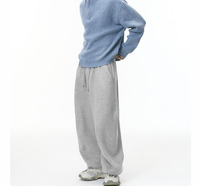 Pantalon de jogging pour homme coupe droite, style américain, en molleton décontracté à jambe large, nouvelle collection printemps/été