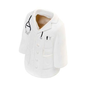Portapenne a forma <span class=keywords><strong>di</strong></span> cappotto bianco da dottore in resina personalizzato portamatite per decorazione da tavolo per ufficio in poliresina può <span class=keywords><strong>fare</strong></span> il Logo per <span class=keywords><strong>l</strong></span>'azienda - Product Image 2