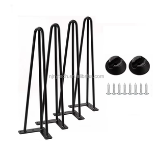 Bán buôn Dễ dàng cài đặt kim loại sofa Chân sofa góc chân kim loại chân ổn định đồ nội thất hiện đại gấp bàn chân - Product Image 3