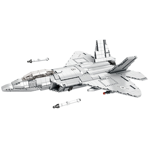 Reobrix 33020 F22 Jet Aircraft <span class=keywords><strong>Fighter</strong></span> Modèle Blocs de construction Ensemble de jouets de construction - Product Image 1