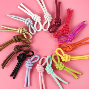 5 мм цветной плетеный шнур из искусственной кожи ПУ для рукоделия: брелоков, подвесок, ожерелий, браслетов – материал для плетения - Product Image 6