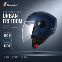 Casque de moto intégral pour homme, homologué ECE, en ABS, design luxueux, construction haut de gamme résistante aux chocs, toutes saisons