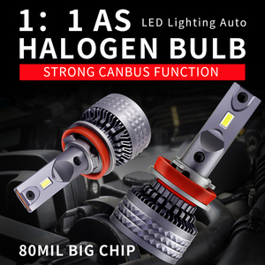 JG lampes automobiles haute puissance <span class=keywords><strong>Q4</strong></span> 20000lm led phare H1 H7 H11 9005 9006 voiture led lumière H4 moto ampoule LED phare - Product Image 2