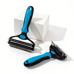 Guante de Aseo para Mascotas de Acero Inoxidable, Peine Desenredante, Removedor de Pelo y Cepillo para Perros y Gatos - Product Image 1