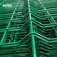 Panel de Malla Metálica 3D Industrial, Cerca de Alambre de Hierro Soldado Anti-Escalada para Seguridad de Almacenes