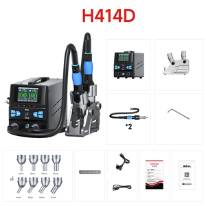 Stazione di Rilavorazione ad Aria Calda a Doppio Canale AiXun H414D con Impugnatura HK14, Supporta Diversi Diametri di Ugelli per Soddisfare Diverse Esigenze - Product Image 5