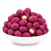 Cacahuetes Crujientes con Sabor a Camote Morado, Recubiertos, Blandos y Sabrosos, Color Natural, Horneados, 10 kg, OEM a Granel