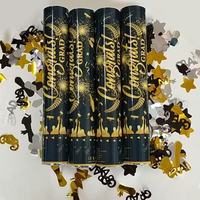 Vente en gros de canons à confettis Canon à feux d'artifice pour la célébration Popper à confettis Popper pour la remise des diplômes de Noël Popper pour la fête