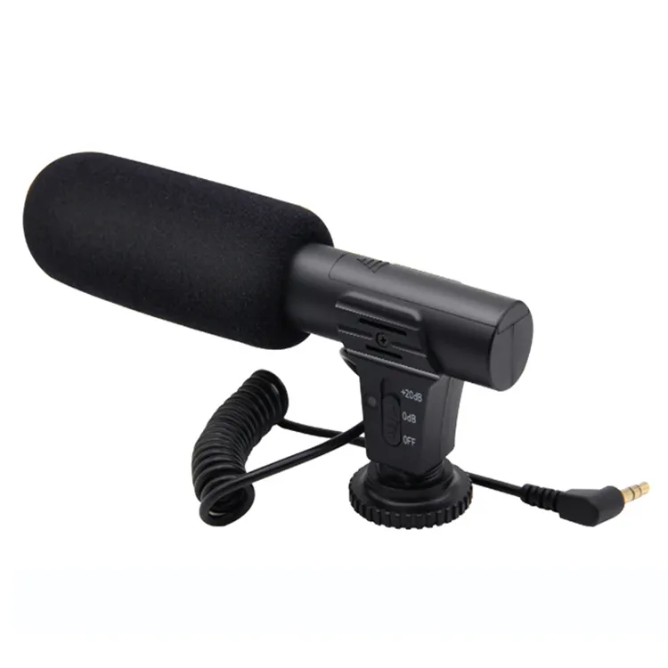 Лидер продаж, видеомикрофон для камеры, Универсальный микрофон 05 для видеокамеры DSLR с ветровым стеклом