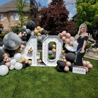 Lettres et chiffres lumineux LED néon RVB personnalisables pour publicité, étanches IP65, avec prise DC, Bluetooth, pour fêtes et événements