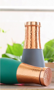 Bouteille d'eau en cuivre de qualité supérieure, réutilisable, pour le sport, les voyages, le bureau, la maison. Disponible au meilleur prix. - Product Image 2