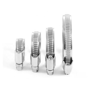 Mỹ có thể điều chỉnh Ống kẹp Worm Gear 201 304 Ống thép không gỉ Kẹp - Product Image 4