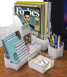 Bán Buôn Rõ Ràng Bàn Bảng Tập Tin Chủ <span class=keywords><strong>Acrylic</strong></span> Thư Khay Giấy - Product Image 2