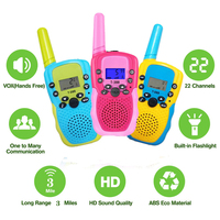 Walkie Talkie, Teléfono Inteligente, Radio, Llamadas de Largo Alcance (3 km), Sistema de Intercomunicación Inalámbrico para Niños, Deportes y Juegos