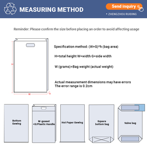 Sacs d'emballage en PP tissé laminé BOPP personnalisés avec poignée, réutilisables, pour charbon de barbecue, 2 kg, 5 kg, 10 kg - Product Image 4