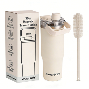Termo de Boca Ancha de Gran Capacidad con Asa Ancha, Mantiene la Temperatura por Mucho Tiempo, Termo Magnético para <span class=keywords><strong>Agua</strong></span> Frí<span class=keywords><strong>a</strong></span> o Caliente - Product Image 2