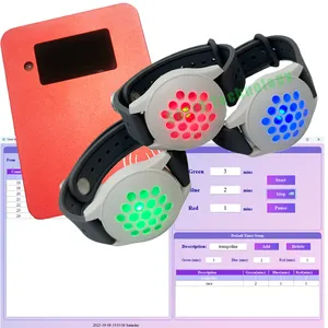 wireless charging timer wristbands computer control software allowed OEM bracelet timer amusement park