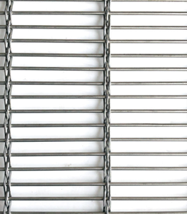 <span class=keywords><strong>Grillage</strong></span> <span class=keywords><strong>d</strong></span>écoratif léger en acier inoxydable soudé, résistant à la corrosion, tissage uni, finition argent brossé, écran métallique perforé - Product Image 3