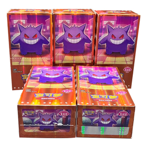 YQ Venta al por Mayor, Tarjetas de Energía Originales Chinas, Paquete de Gemas Pokemoned Vol. 3, Gengar TCG, Caja de Cartas Coleccionables, Caja de Sobres, <span class=keywords><strong>Juegos</strong></span> de Mesa - Product Image 1