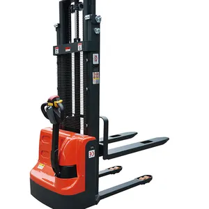 Small Load 1 Ton Warehouse Jack Provides Electric Pallet Truck Forklift Full Electric Lift Stacker