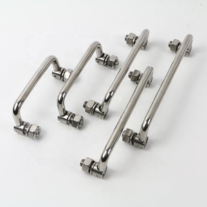 Folding Handle for Industry Stainless Steel Pull Handle Metal Furniture U Shape <b>Cabinet</b> Folding Handle - Product Image 5