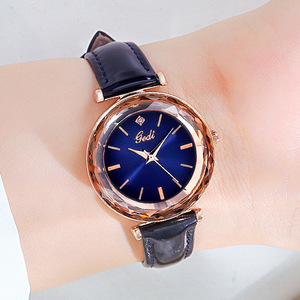 New trendy women's <b>watch</b> Korean style leather strap women's <b>watch</b> <b>waterproof</b> casual quartz model for students - Product Image 4