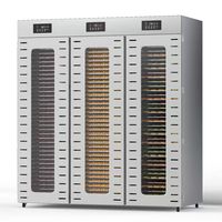 Deshidratador de Alimentos Industrial de Acero Inoxidable de Alta Calidad con 99 Bandejas, 220V, para Frutas, Verduras y Carne, con Función de Secado