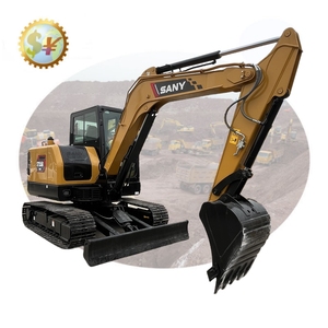 2024 5 toneladas excavadoras usadas SANY sy55 sy55c 2000 sy55u sy55c pro mini excavadora sobre orugas excavadora hecha en China SY55U SY55 - Product Image 1