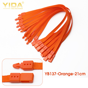 Etiqueta de Prenda de Alta Calidad, Etiqueta Colgante de Cuerda de Seda Plástica Naranja, Etiqueta de Sellado para <span class=keywords><strong>Ropa</strong></span> - Product Image 6