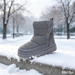Stivali <span class=keywords><strong>Invernali</strong></span> <span class=keywords><strong>Termici</strong></span> TEC per Bambini, Completamente Foderati in Peluche, Impermeabili, Resistenti al Freddo, con Cinturino Magico Regolabile - Product Image 4