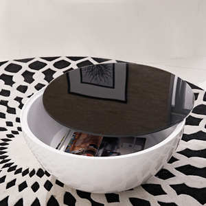 Op maat gemaakte Italiaanse klassieke moderne luxe vierkante salontafel van Calacatta Viola marmer voor de woonkamer - Product Image 2