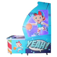 Machine de tir de basket-ball électrique pour enfants, à monnayeur, style arcade, avec armoire métallique, versions japonaise, anglaise et espagnole