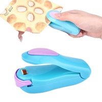 Accessoires de cuisine, outils, mini scelleuse alimentaire portable, machine à sceller thermique, scelleuse de sacs à collation pour la maison, ustensiles de cuisine, gadget