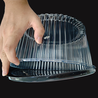 Vente en gros Design Personnalisé Jetable Ops Emballage Alimentaire de Qualité Boîtes à Gâteau Transparentes Emballage Gâteau Dôme Conteneur avec Couvercle