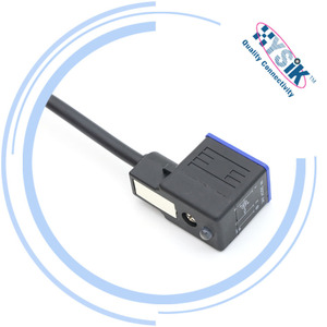 フォームB DINコネクタケーブル2 + GNタイプB DIN43650ソレノイドバルブコネクタピグテール付き低電力用途向け - Product Image 3