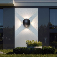 Lámpara de Pared LED Moderna de Tres Direcciones, Impermeable, de Aluminio, Decorativa para Exteriores, para Porche de Villa