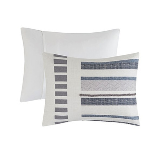 Ensemble de housse de couette imprimé en coton DB 3 pièces avec garnitures literie élégante pour le confort et le style - Product Image 2